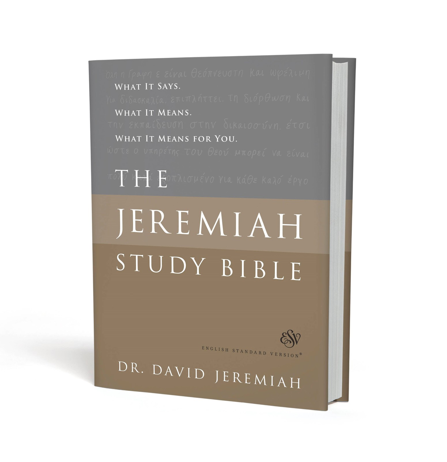 ESV The Jeremiah Study Bible-Hardcover