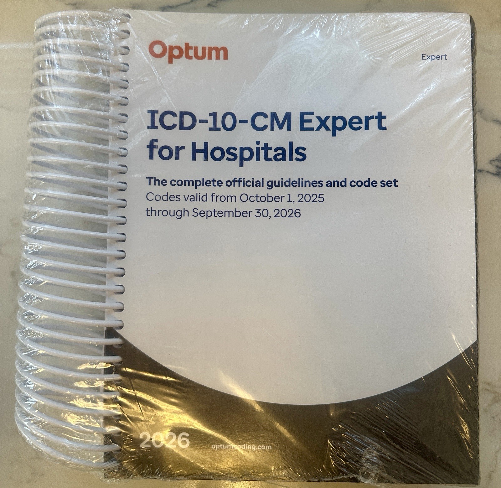 Optum ICD-10-CM Expert for Hospitals 2026 English Spiral Bound Textbook