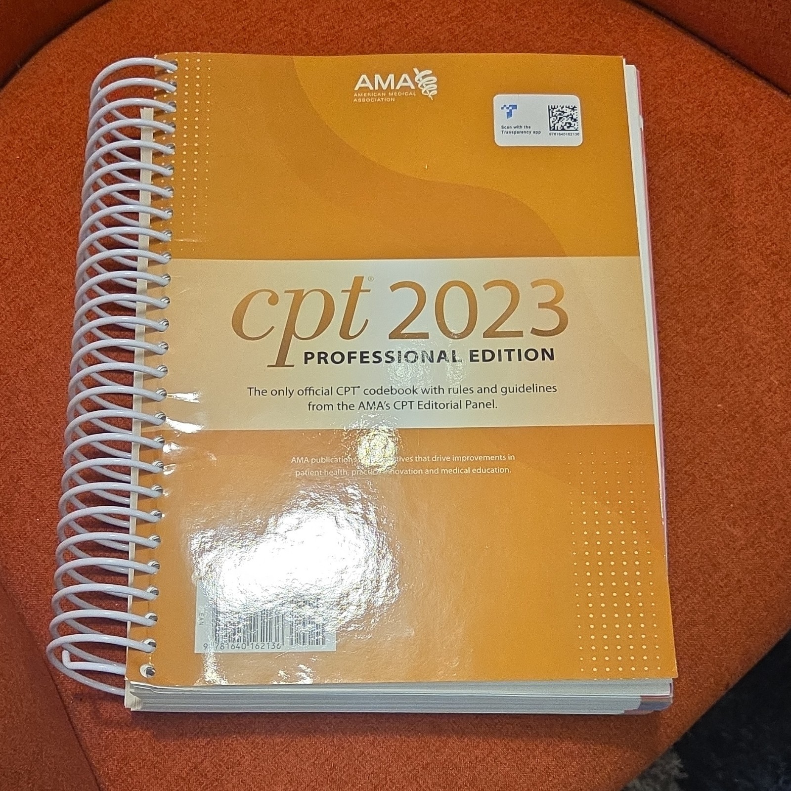 American Medical Association CPT 2023 Professional Edition Spiral Textbook