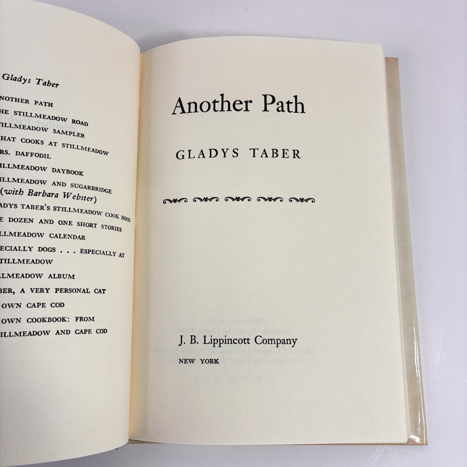 Another Path by Gladys Taber Hardcover with Dust Jacket 1963 8th Print