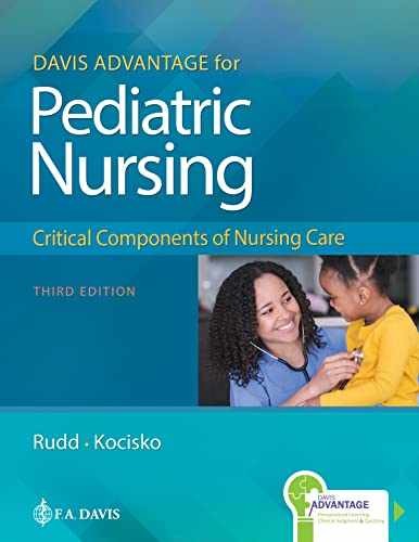 Davis Advantage for Pediatric Nursing: – Paperback, by Rudd DNP RN – Good r