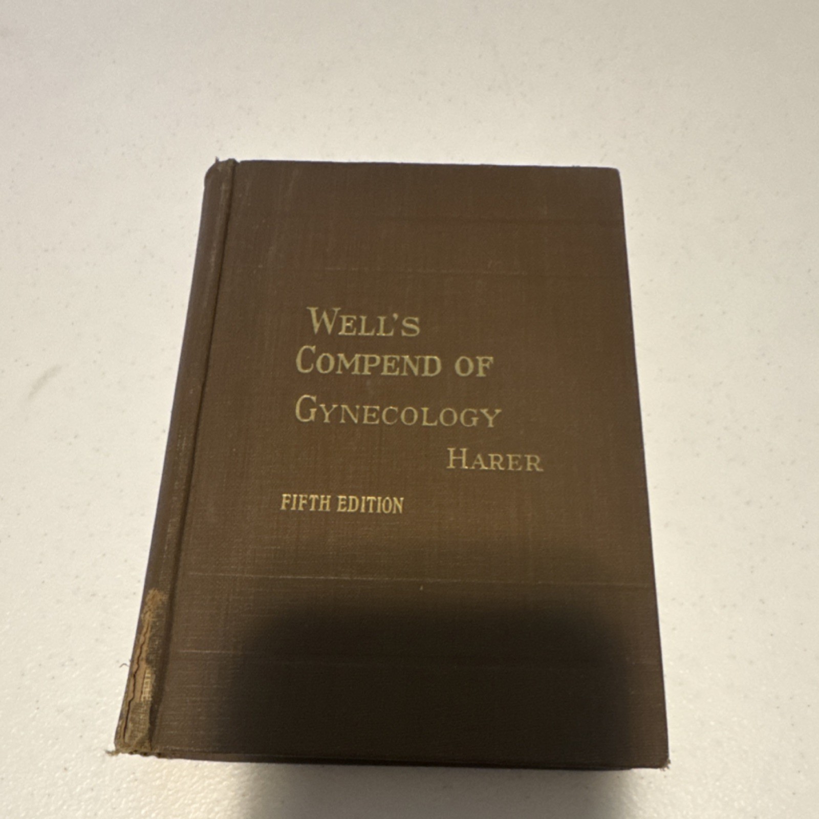 Well’s Compend of Gynecology Fifth Edition by Harer Hardcover English Textbook