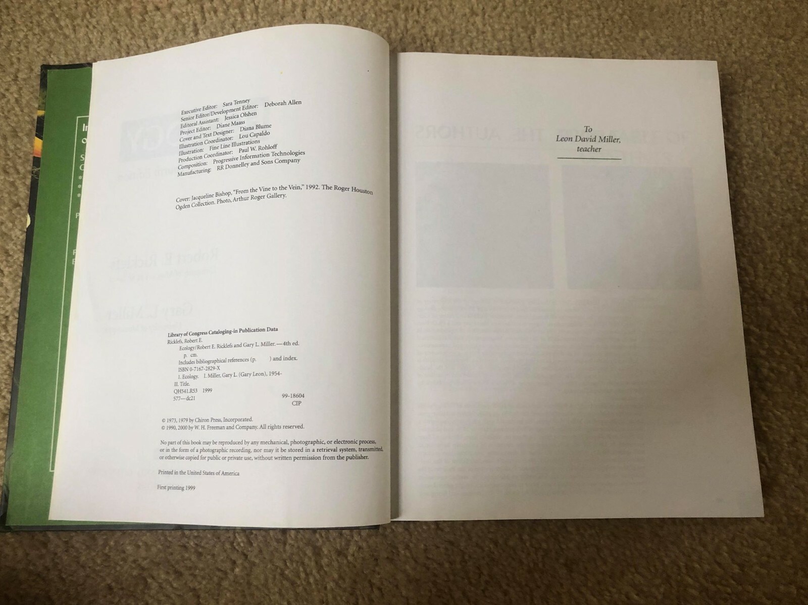 Ecology, Fourth Edition