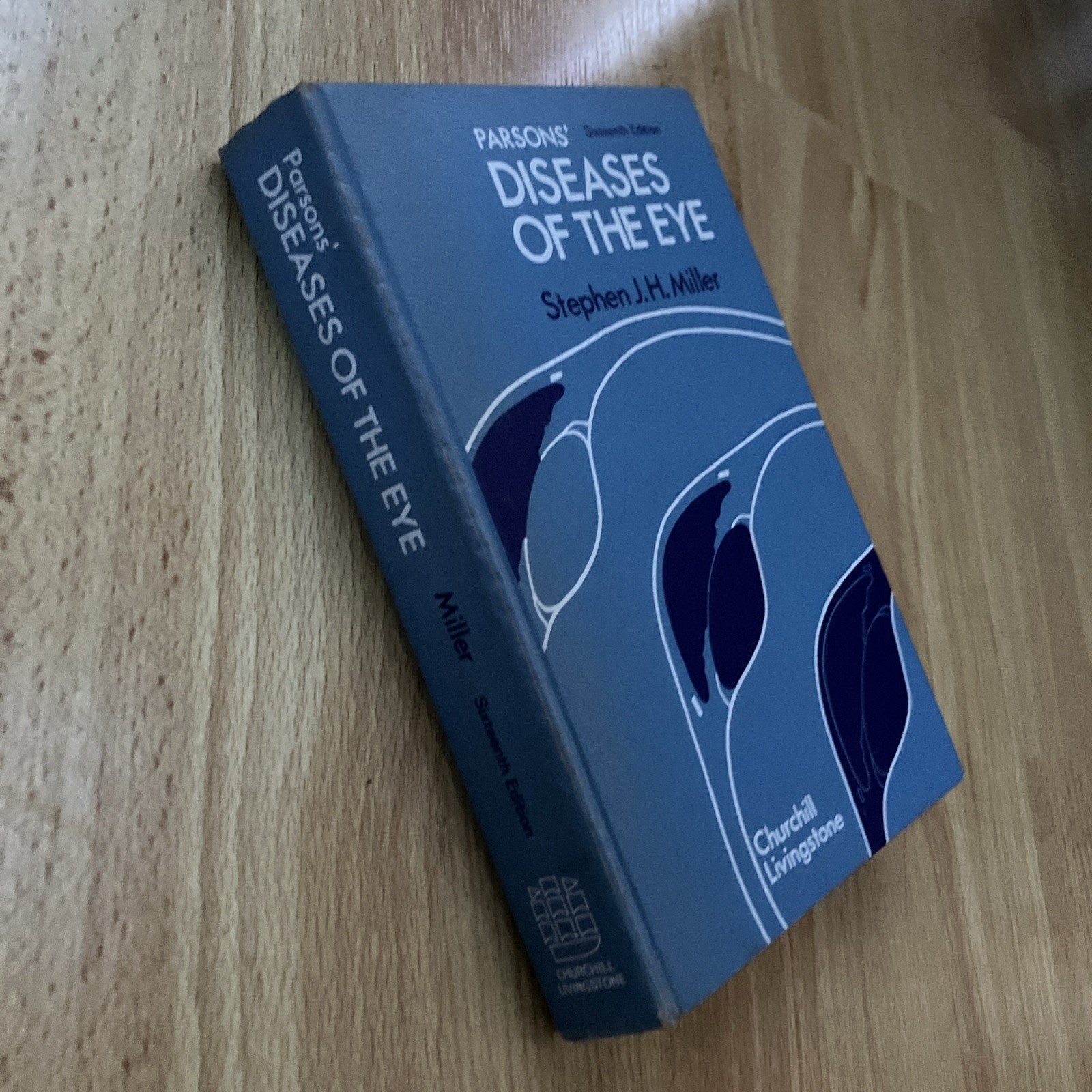 Parsons’ Diseases of the Eye vintage textbook hardback by S. Miller 1978 16th