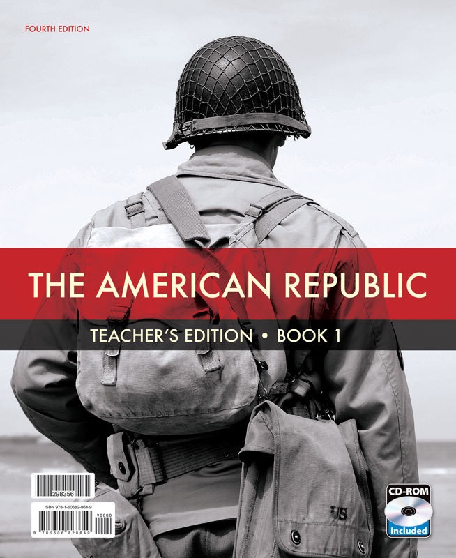 BJU Press 8th Grade The American Republic-Student/Teacher Eds Part 1-2 (4th ed.)