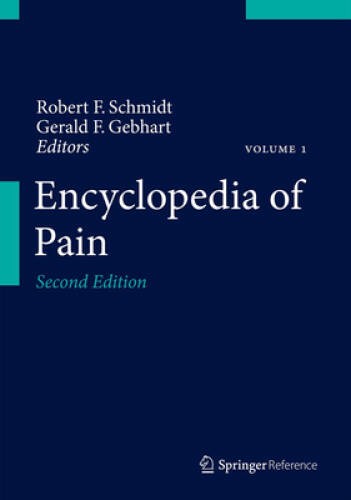 Encyclopedia of Pain (7 Volume Set) – Hardcover – VERY GOOD