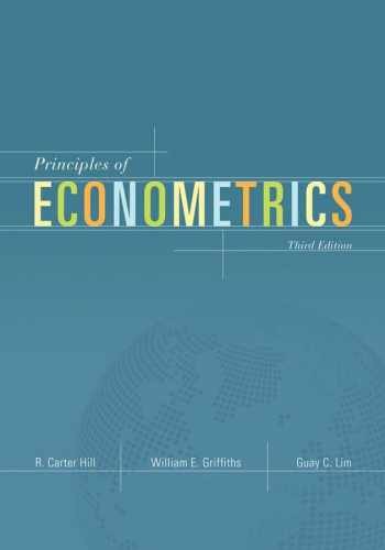 Principles of Econometrics – Hardcover, by Hill R. Carter; – Very Good x
