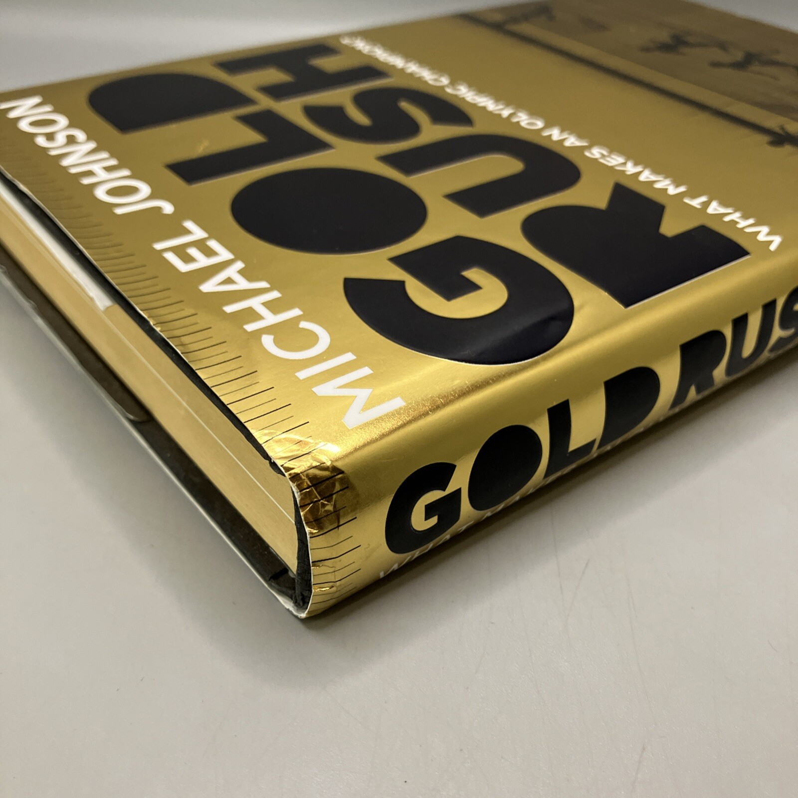 Michael Johnson Signed First Edition Gold Rush Hardback Book Olympic Champion.