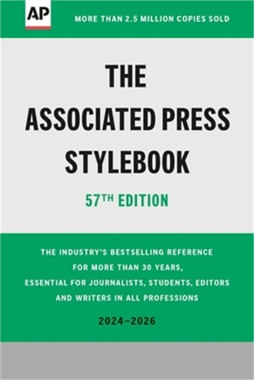 The Associated Press Stylebook: 2024-2026 (Paperback or Softback)