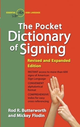 The Pocket Dictionary of Signing [Ameri… by Mickey Flodin Paperback / softback