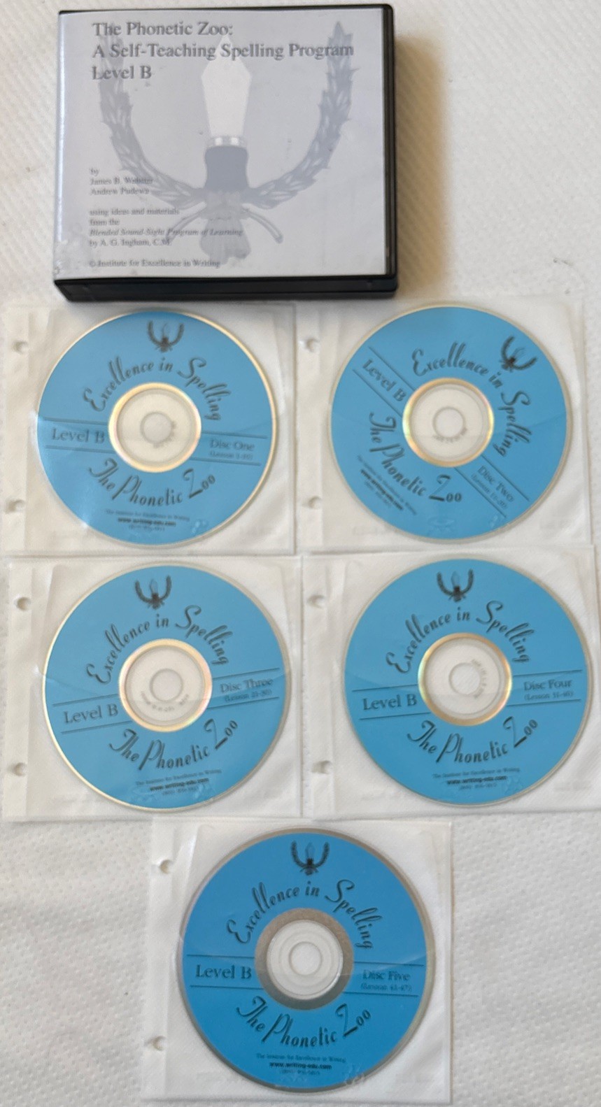 Phonetic Zoo Audio CDs Level B Audio CD Pudewa Webster Excellence In Writing OOP