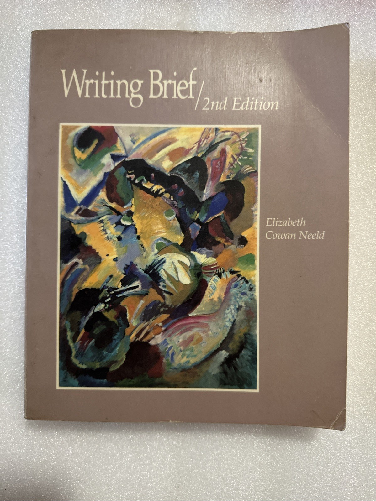Writing : Brief by Elizabeth Cowan-Neeld (1986, Trade Paperback)