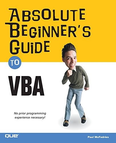 Absolute Beginners Guide to VBA – Paperback By McFedries, Paul – GOOD