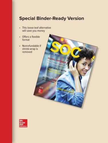 SOC2016 Loose Leaf Edition, Witt, Jon, 9781259726149