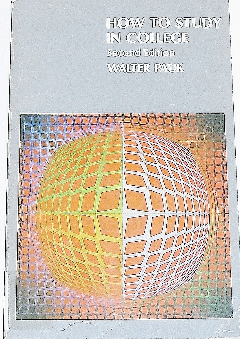 How to study in college – paperback Walter Pauk