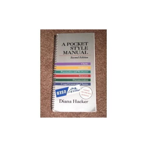 A Pocket Style Manual, Hacker, Diana