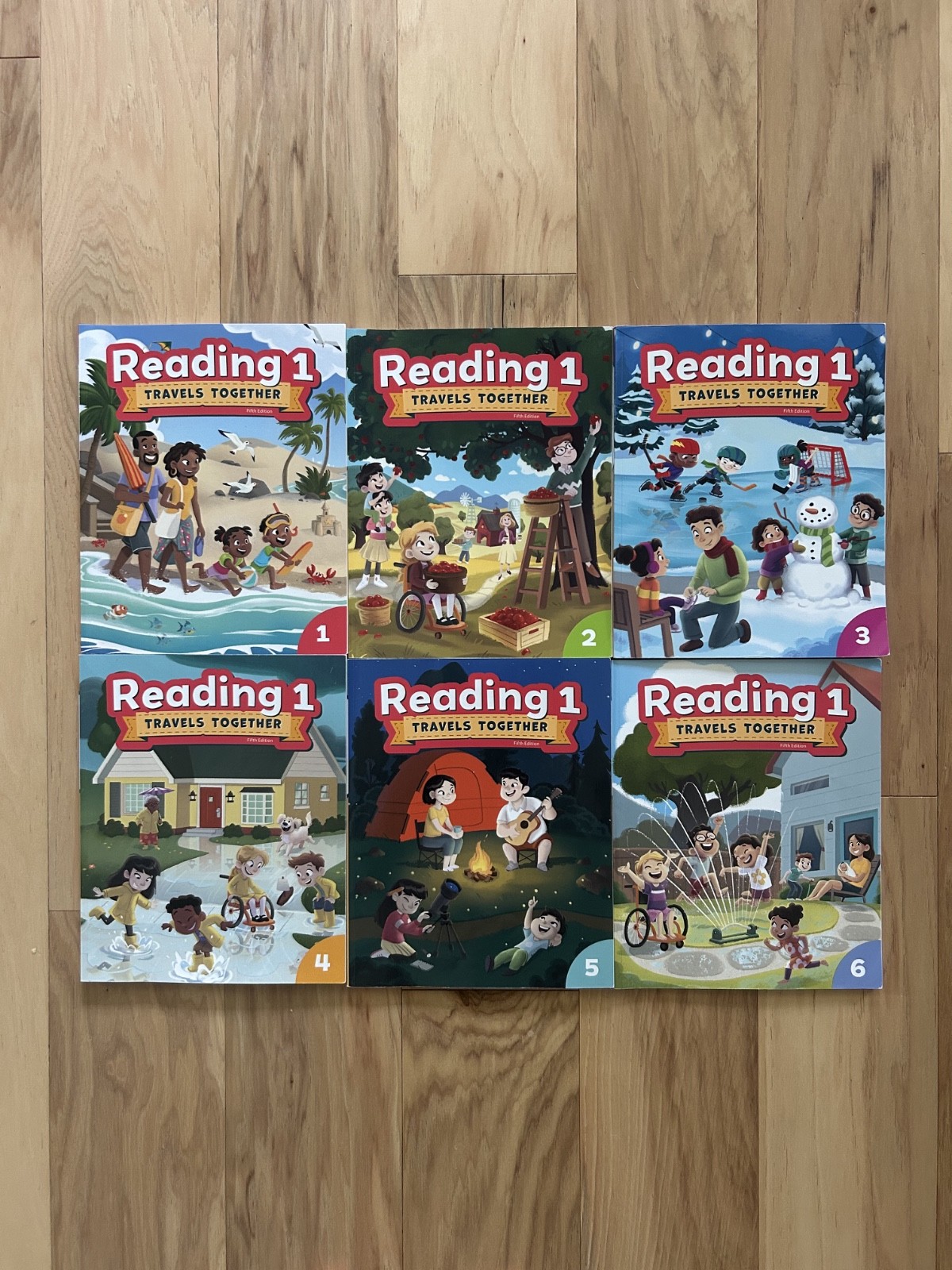 BJU Press Reading 1 Student Text Set (6 books), 5th ed.