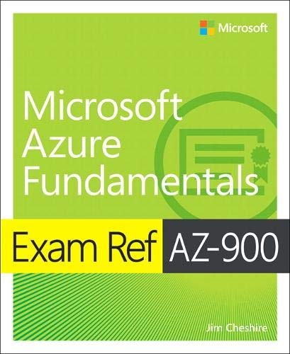 EXAM REF AZ-900 MICROSOFT AZURE FUNDAMENTALS By Jim Cheshire **Mint Condition**