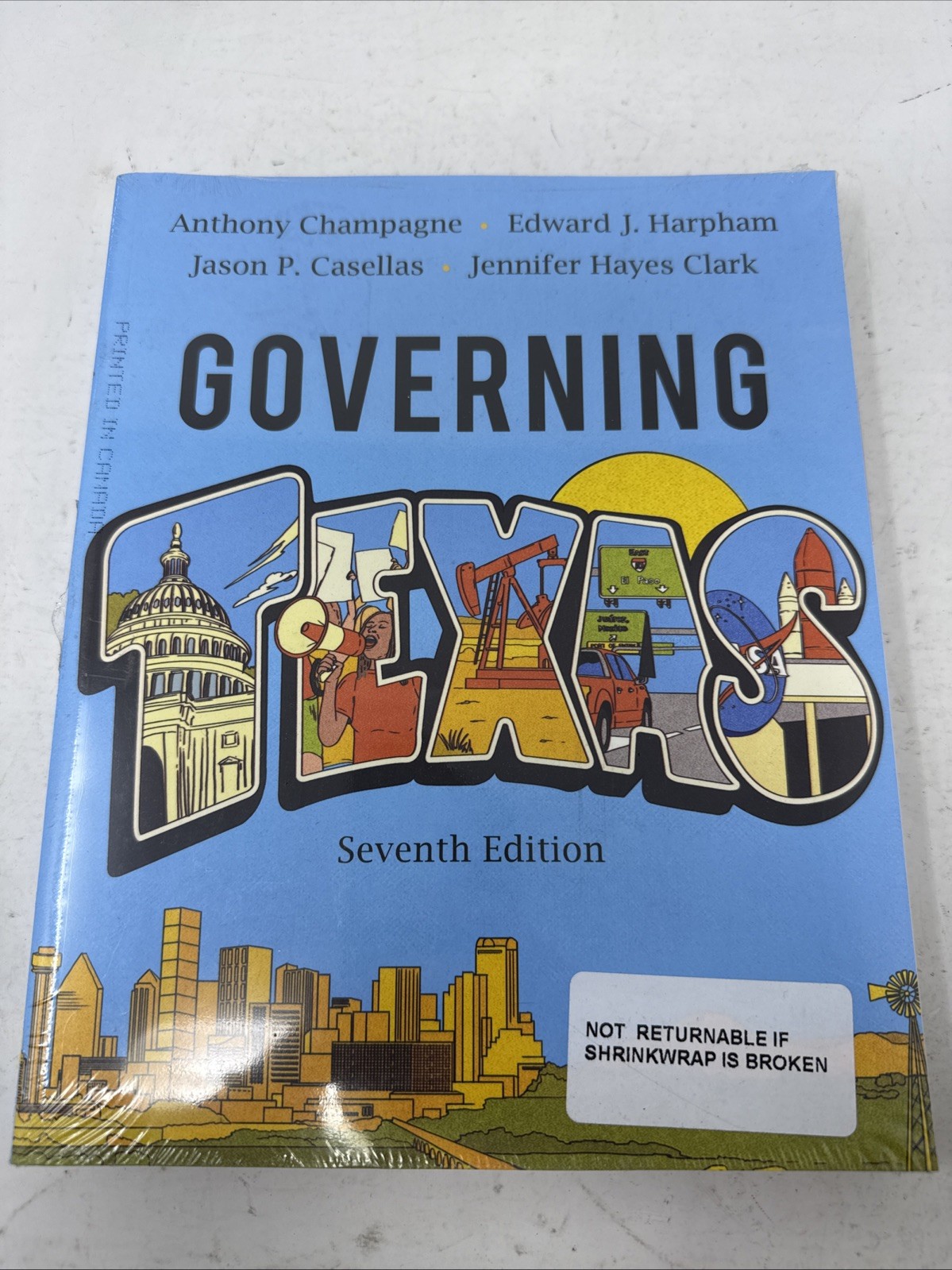 Governing Texas, Seventh Edition. Paperback