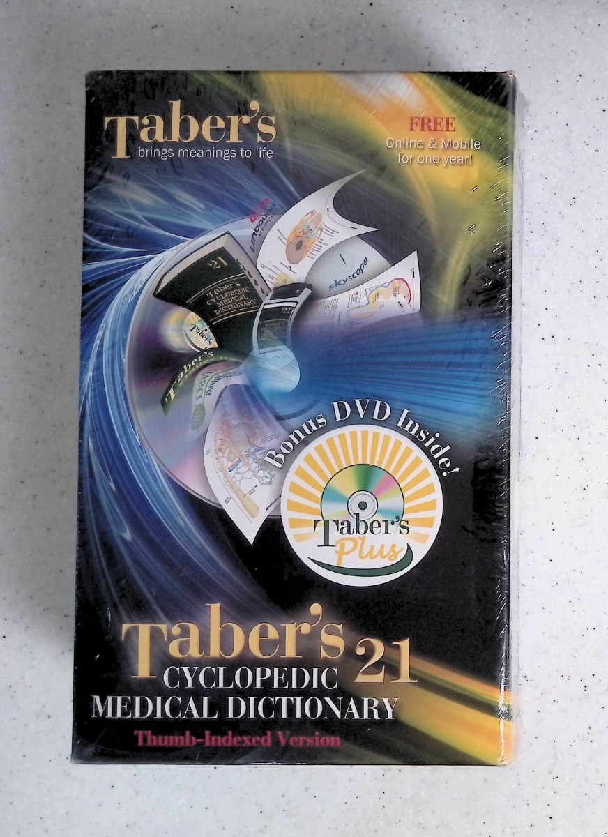 Taber’s Cyclopedic Medical Dictionary by F.A. Davis, 21st Edition, Slink Wrapped