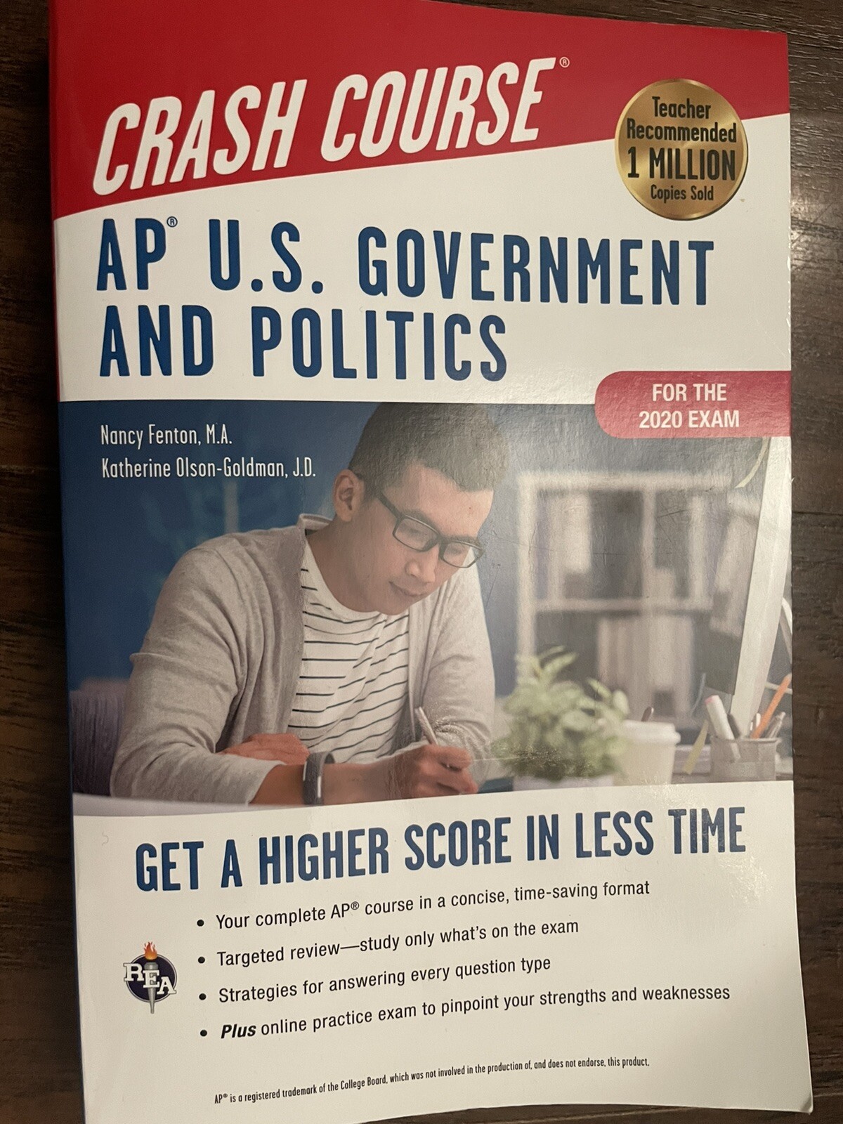 AP U.S. Government and Politics Crash Course, Paperback by Olson-goldman, Kat…
