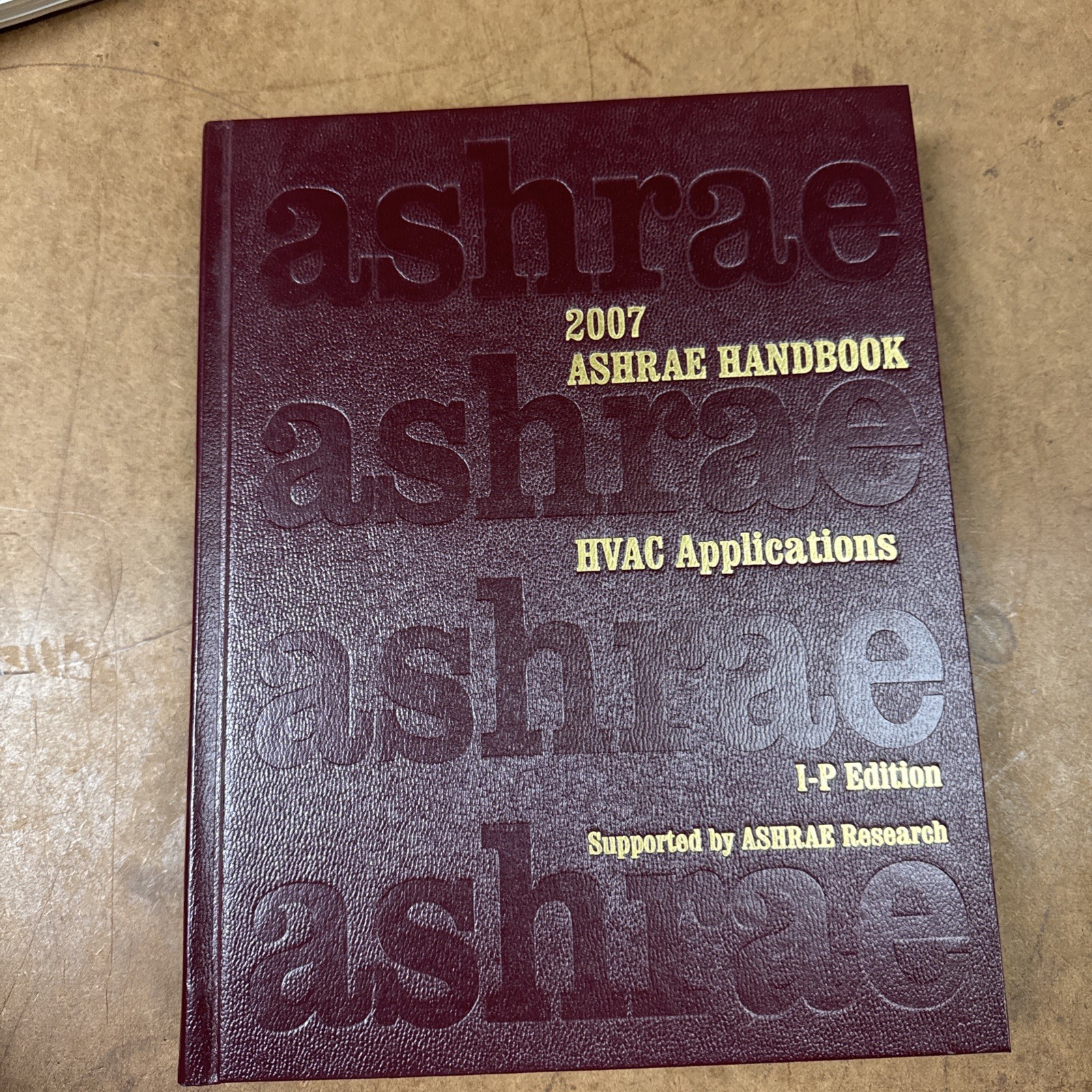 2007 ASHRAE Handbook — HVAC Applications With The Cd