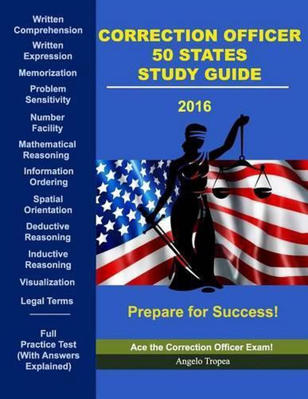 Correction Officer 50 States Exam Guide by Angelo Tropea (English) Paperback Boo