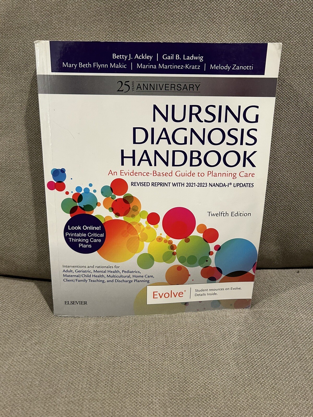 Nursing Diagnosis Handbook: An Evidence-Based Guide To Planning Care: 12th Ed.