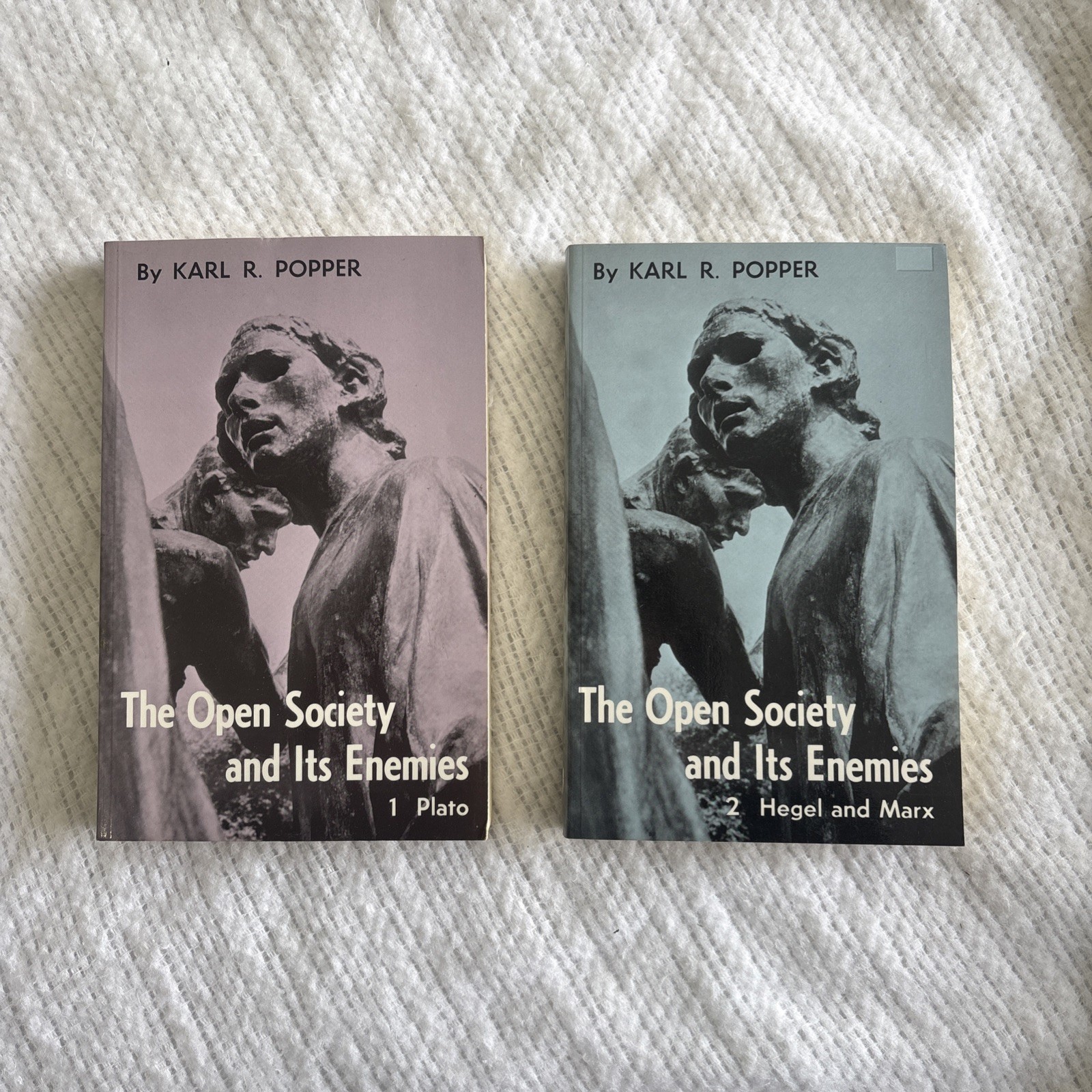 The Open Society and Its Enemies, Vol. 1 & 2 Plato / Hegel & Marx KARL R POPPER