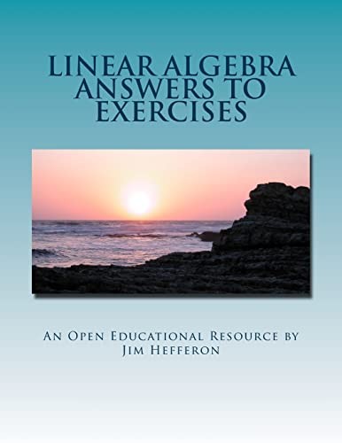 Linear Algebra Answers to Exer – GOOD