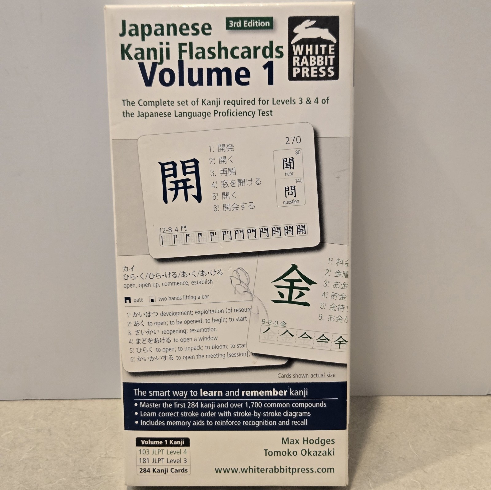 Japanese Kanji Flashcards 3rd Edition Volume 1 White Rabbit Press Language
