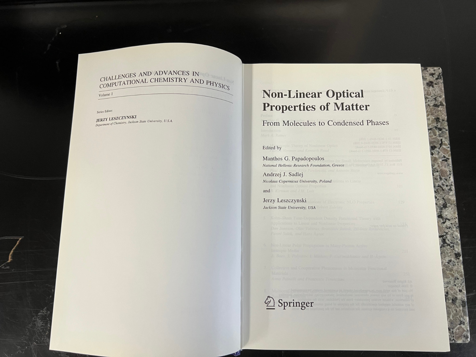 Challenges and Advances in Computational Chemistry and Physics Ser.: Non-Linear