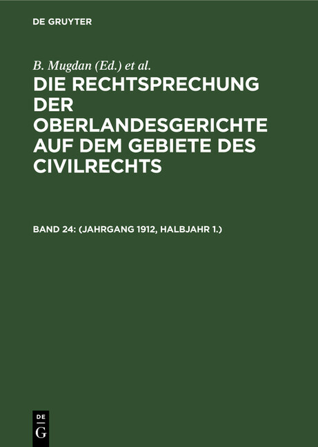 (Jahrgang 1912, Halbjahr 1 )