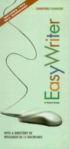Easy Writer: A Pocket Guide – Spiral-bound By Lunsford, Andrea A – VERY GOOD
