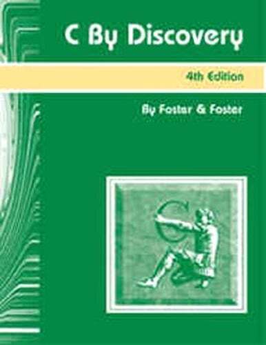 C by Discovery by W Foster: Used