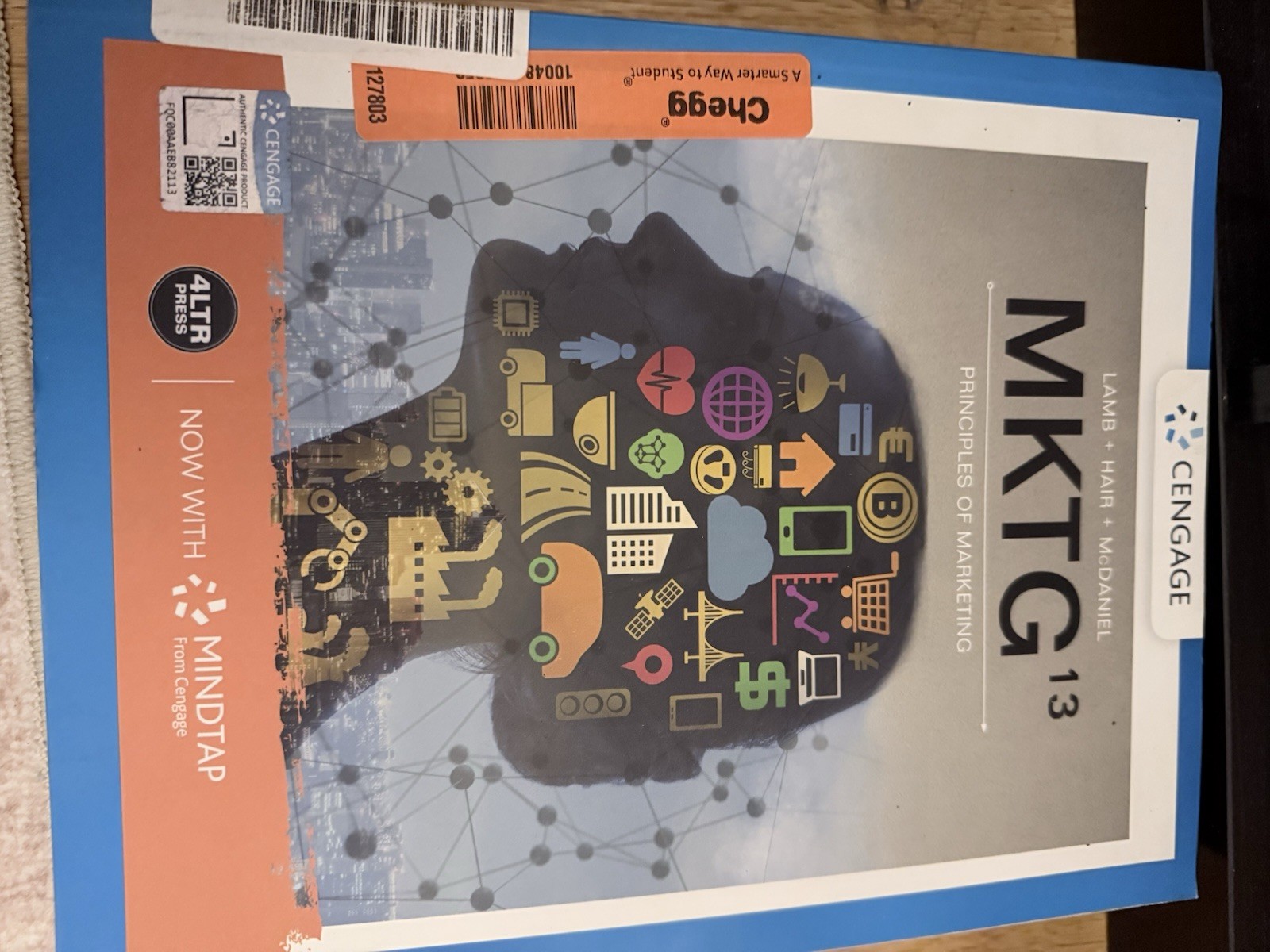Cengage MKTG 13 Principles of Marketing by Lamb Hair Mcdaniel Paperback MindTap