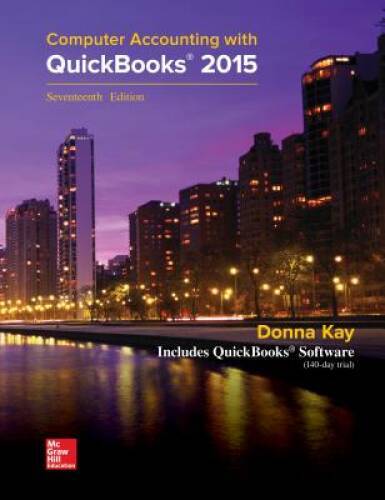 MP Computer Accounting with QuickBooks 2015 with Student Resource CD-ROM – GOOD