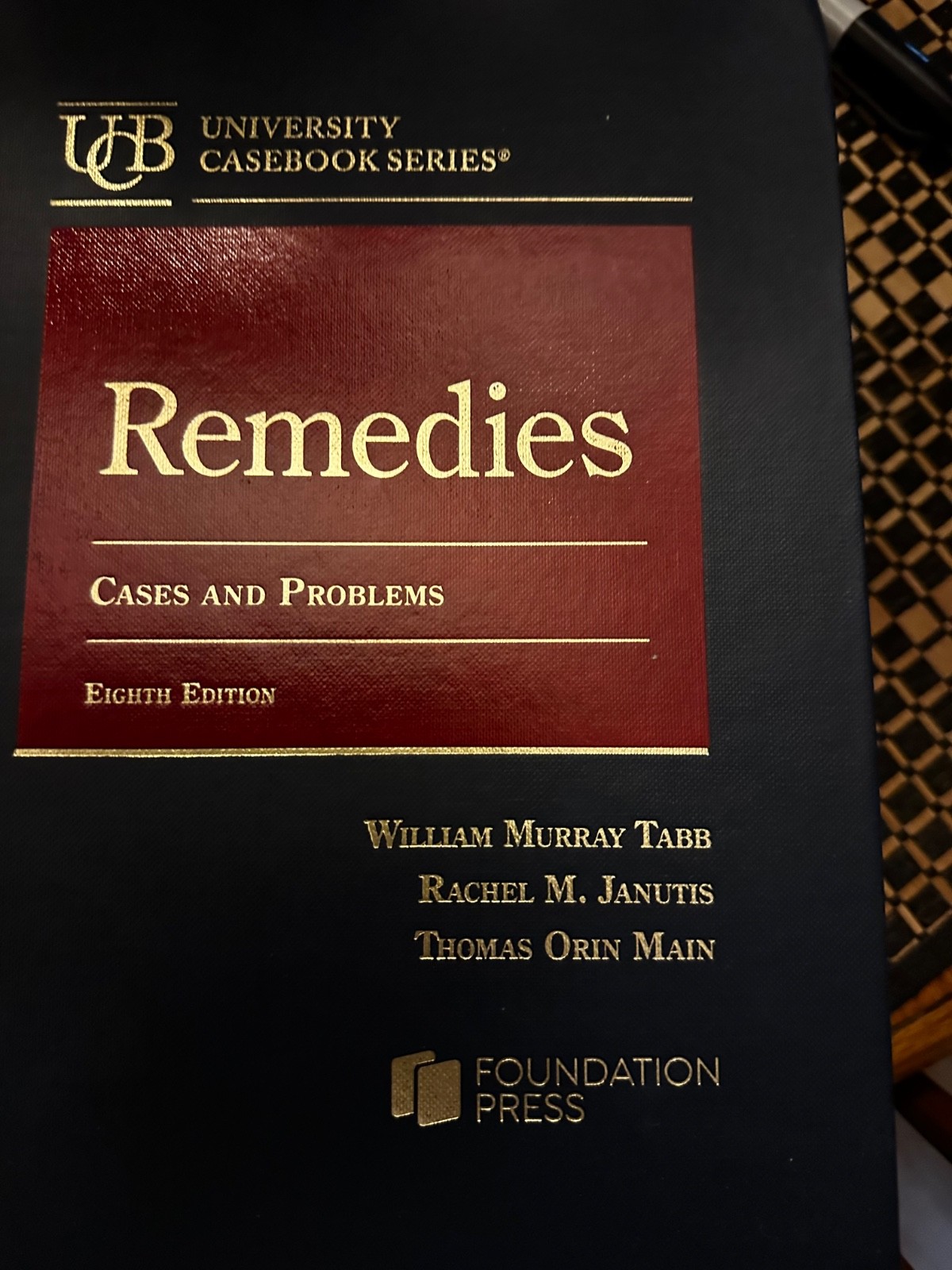 Foundation Press Remedies Cases & Problems 8th Ed Univ Casebook Tabb Janutis Ma…
