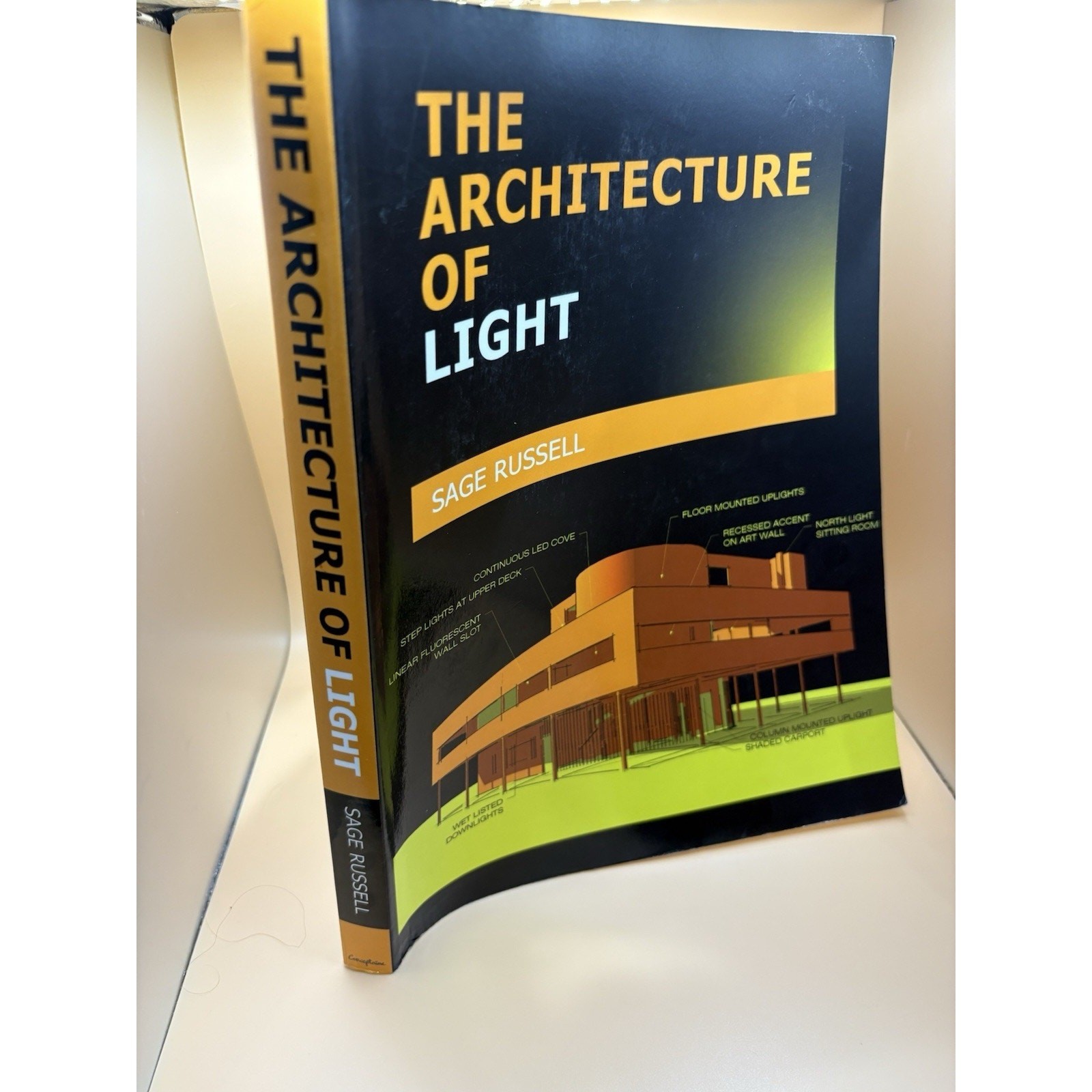 The Architecture of Light by Sage Russell HC 2008 Lighting Design Textbook