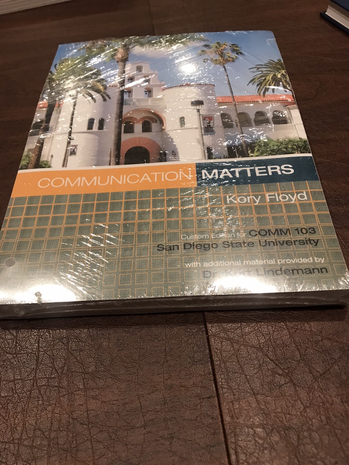 Communication Matters Kory Floyd – Com 103 SDSU College University Textbook