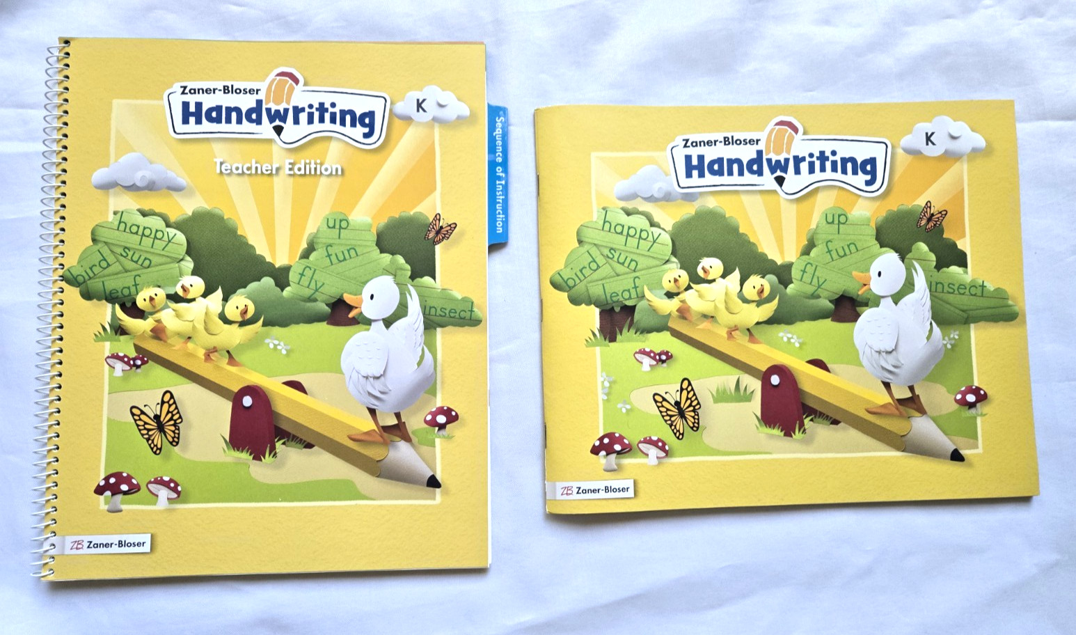 Zaner-Bloser Handwriting Kindergarten Teacher Edition & Student Workbook 2020