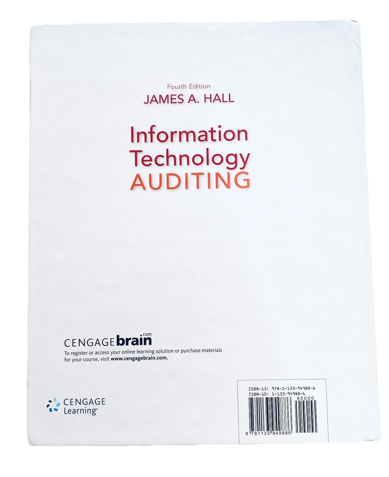 Information Technology Auditing by James A. Hall (2015, Trade Paperback, Revised
