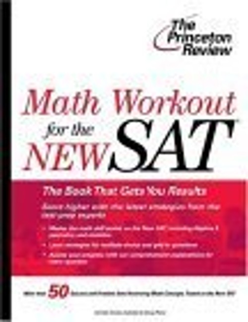 Math Workout for the SAT Paperback Princeton Review Staff