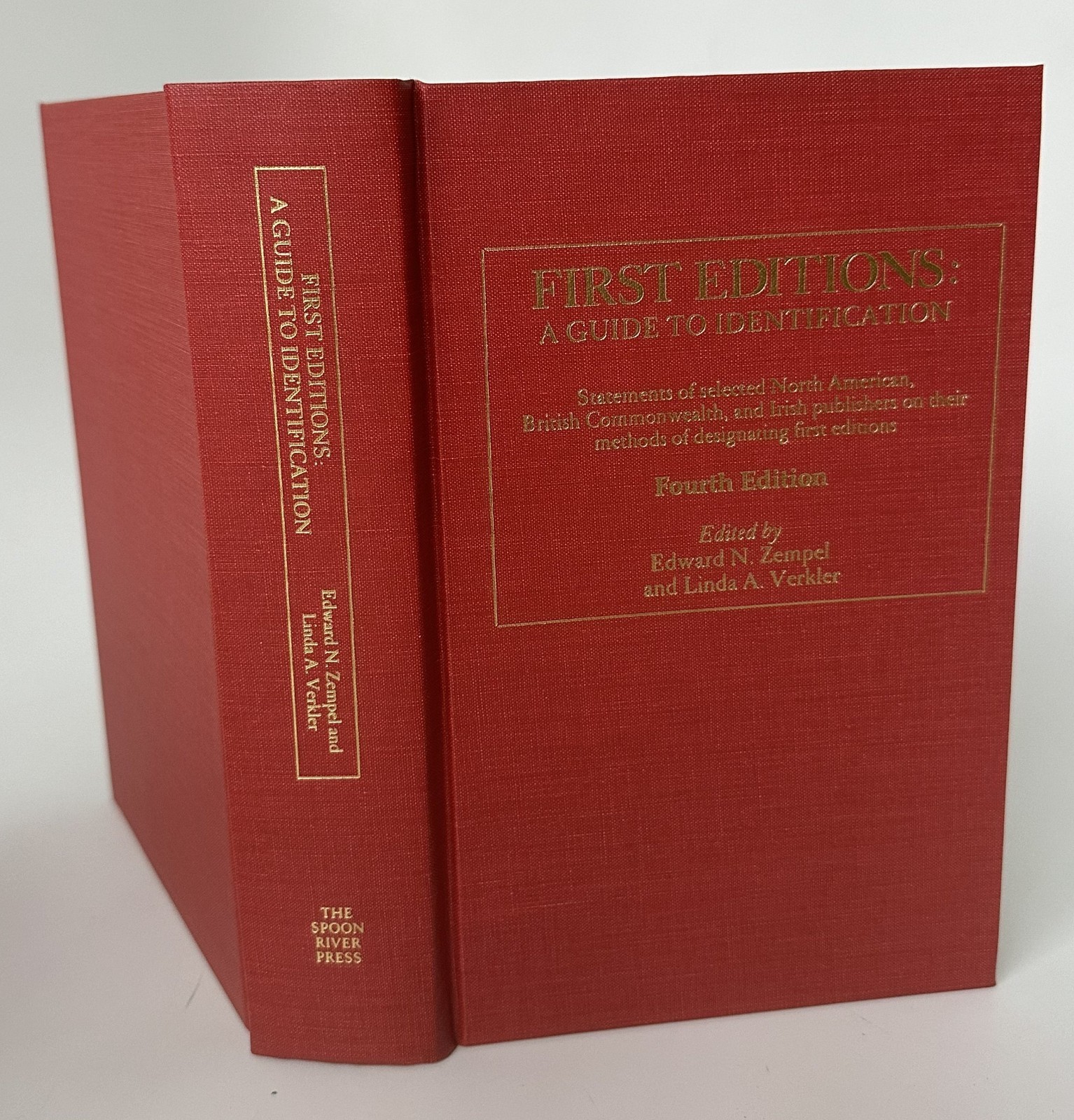 SIGNED Both Authors / First Editions A Guide to Identification Zempel & Verkler