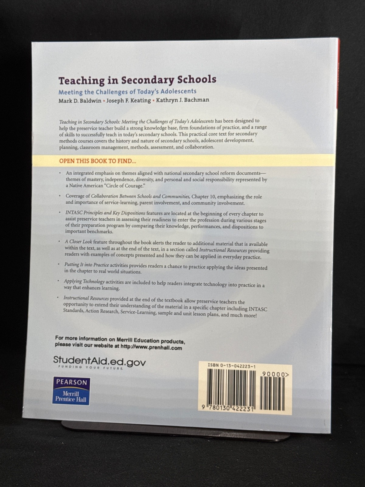 Teaching in Secondary Schools Meeting the Challenges of Today’s Adolescents