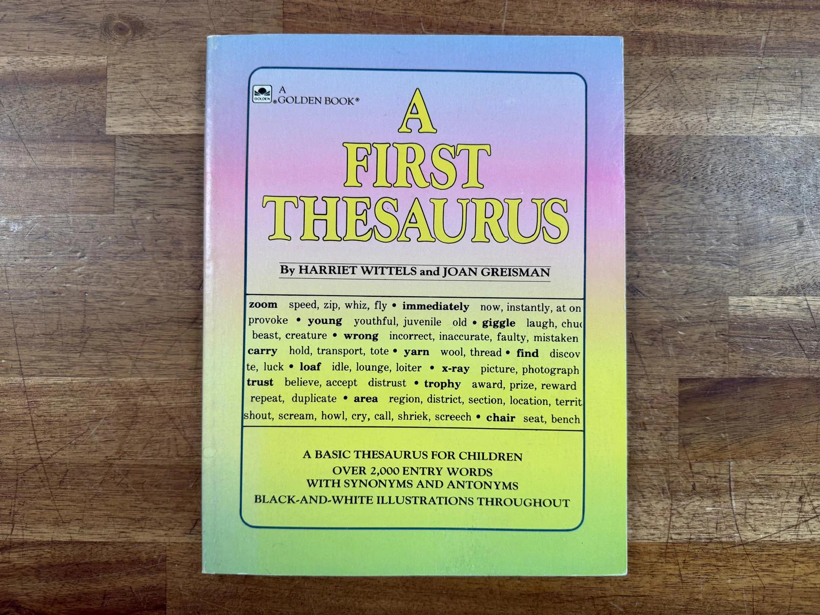 Golden Book – A First Thesaurus