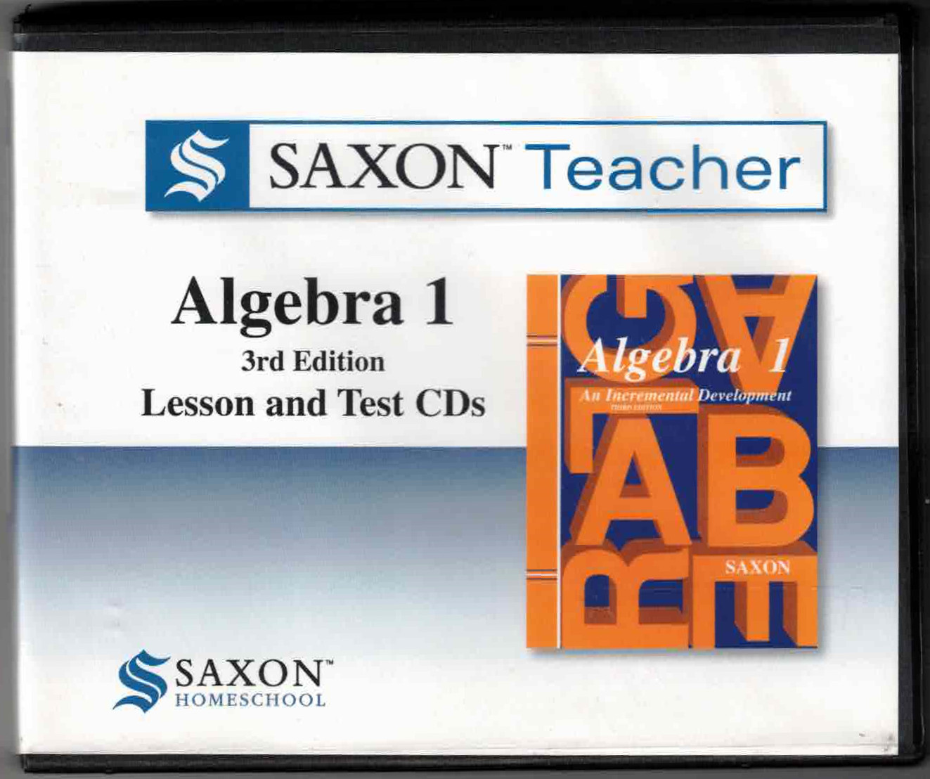 Saxon Algebra 1 Homeschool Teacher CD-ROM Package Third Edition