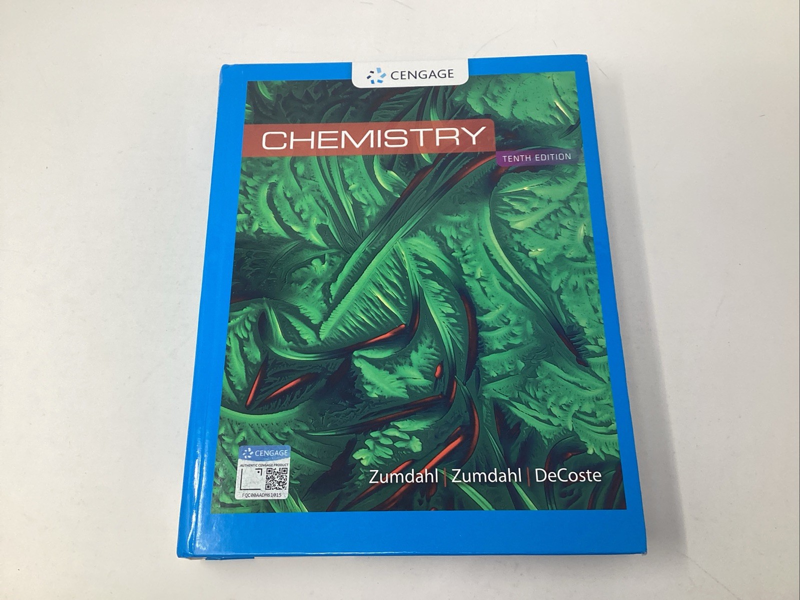 Chemistry Tenth Edition Hardcover 2019 Cengage Zumdahl DeCoste