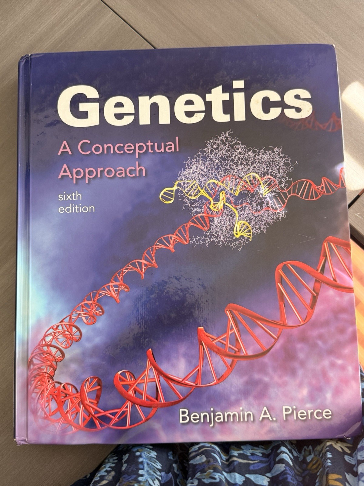 Genetics: A Conceptual Approach 6th Ed Hardcover Benjamin A. Pierce Freeman