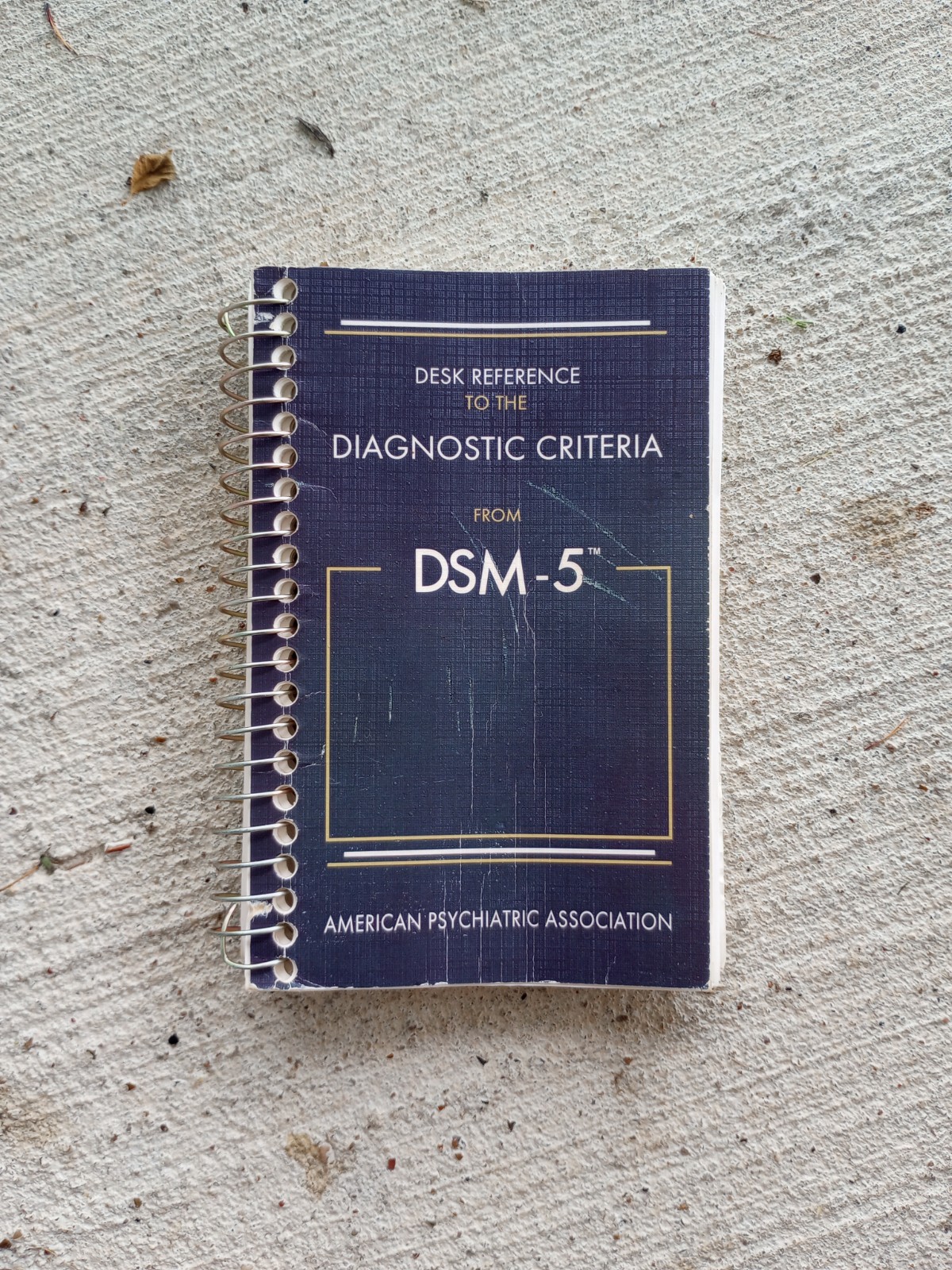 DSM-5 Diagnostic Criteria Desk Reference American Psychiatric Association VG